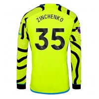 Camiseta Arsenal Oleksandr Zinchenko #35 Segunda Equipación Replica 2023-24 mangas largas